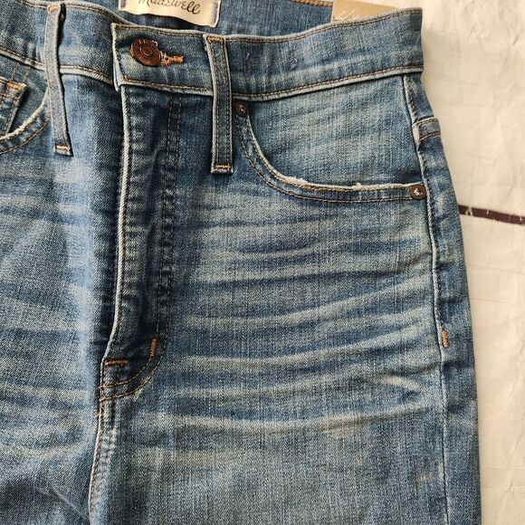 Madewell 11" High Rise Skinny Jeans Size 26 NWT - Picture 5 of 7